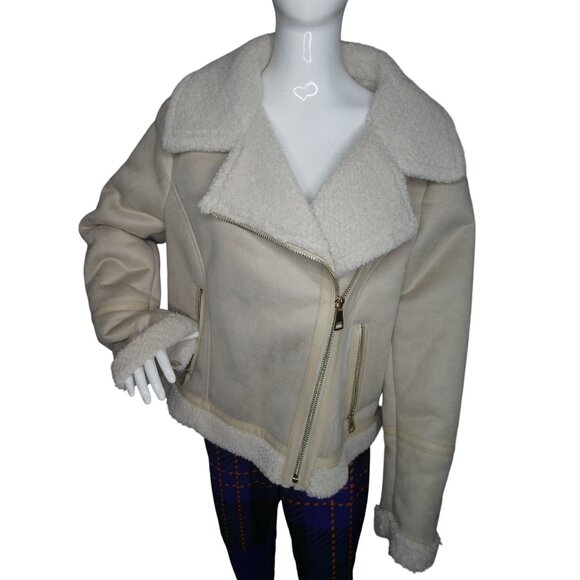 NWT Calvin Klein‎ Off White Winter Coat CW296916 - Picture 2 of 10